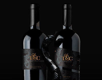 T&C - Wine Label Design
