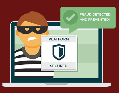 Fraud Detected and Prevented Illustration