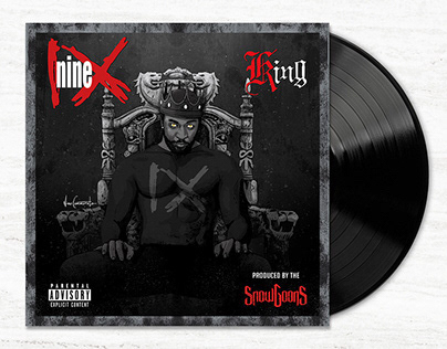 Artwork for album "KING" by NINE and SNOWGOONS 2018