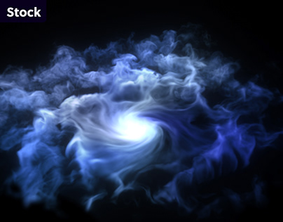 Stock / 3D Rendering / Color Smoke Explosion