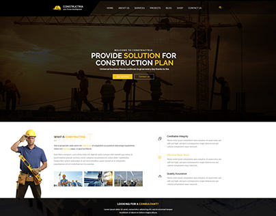 Constructria-Construction & Building PSD Template