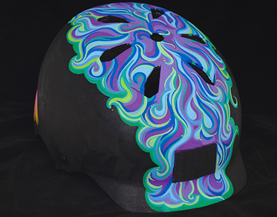 Painted Bike Helmet