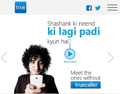 Truecaller Ad banner