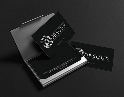 Branding for "Obscur studio", Moscow.