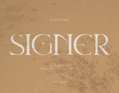 Signer Elegant Serif Font Typeface
