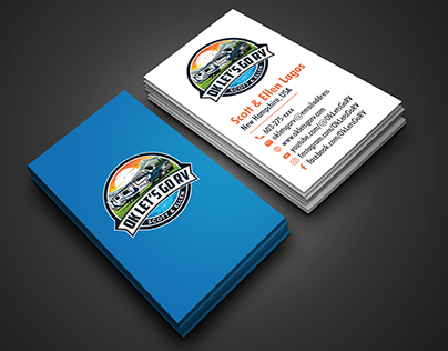 simple clean business card design FILIO
