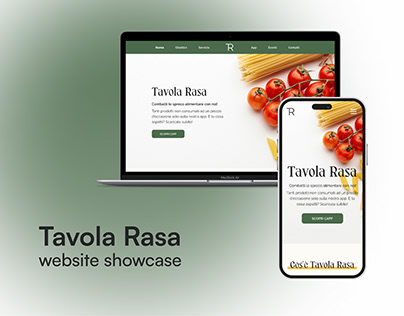 Tavola Rasa | Web design case study