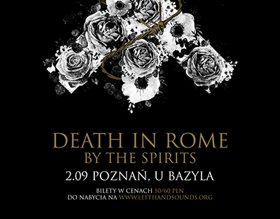 Death in Rome poster design