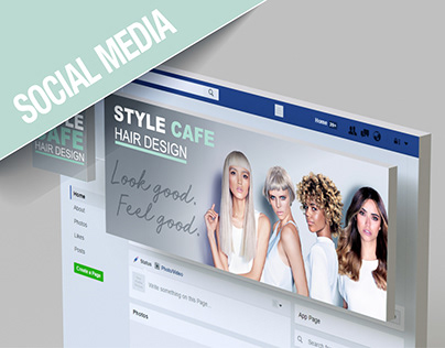 Social media for a hair salon
