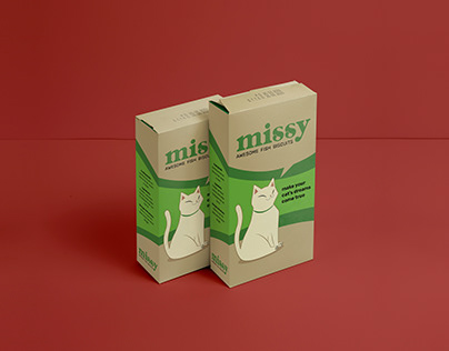 Missy Cat Food Packaging