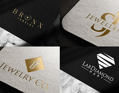 luxury jewelry shop logo design