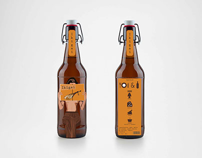 Branding y Packaging de marca de cerveza IKIGAI