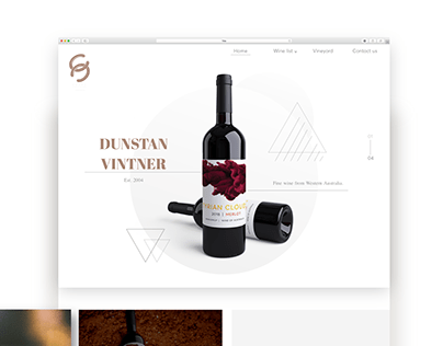 Dunstan Vinter _ Wine website