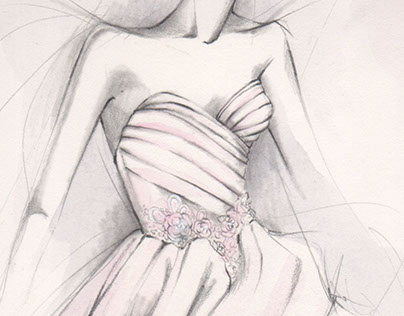 Lazaro Bridal Illustration