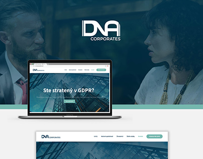 DNA Corporates [logo, branding, webpage]