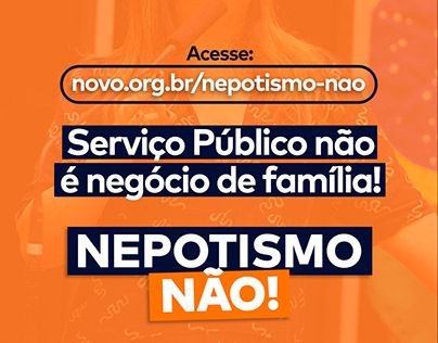 #NepotismoNão