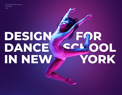 UI UX Design for a Dance School