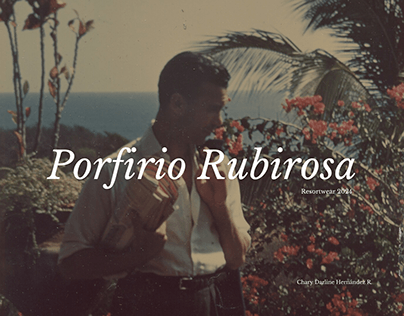Resortwear- Porfirio Rubirosa