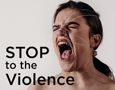 STOP to the Violence - Poster design