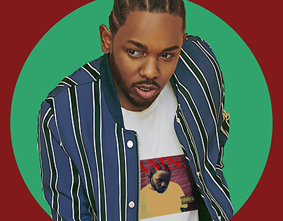 Kendrick Lamar Smudge Painting