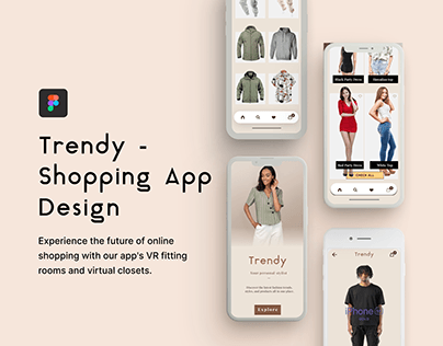 Trendy - Shopping App Design