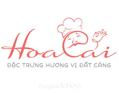 Logo nhà hàng Hoa Cải