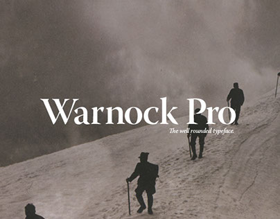 Warnock Pro Booklet
