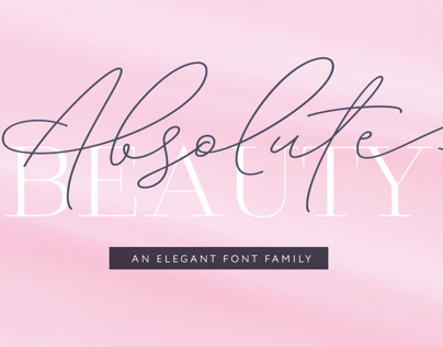 Absolute Beauty Font Family