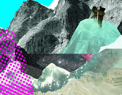 Experimente am Berg · Collage Series 3