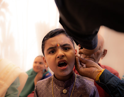 Nephew's Ear Piercing Ceremony | Indian Cultural Event