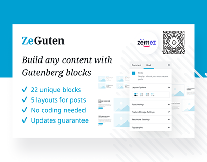 ZeGuten Gutenberg Plugin to Build a Competitive Website