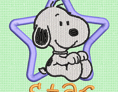 Baby Cartoon Embroidery logo.