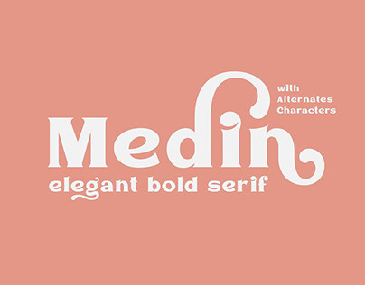 Medin - Elegant Bold Serif Font