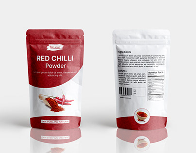 Standup Pouch for Red Chilli Powder