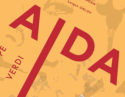 Metropolitan Opera Poster For Aida