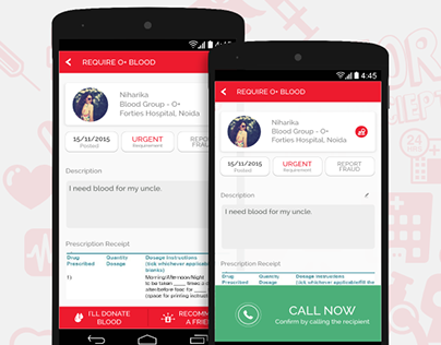 Android App for Blood Donors
