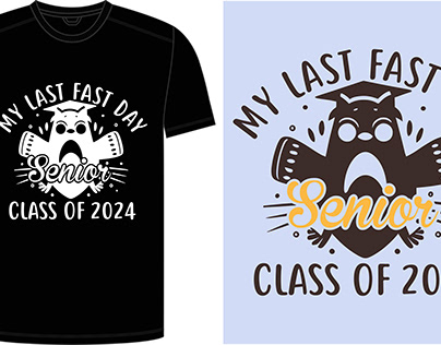 My Last First Day for Back to School T-shirt Design