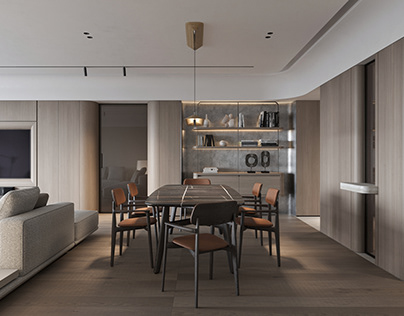 Apartments in China (dining area)