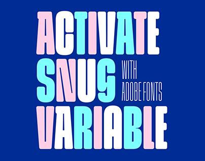 Activate Snug with AdobeFonts Today