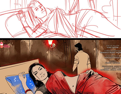 Movie Storyboards and Illustrations