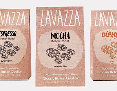 LAVAZZA PACKAGING RE-DESIGN AND LOGO REFRESH