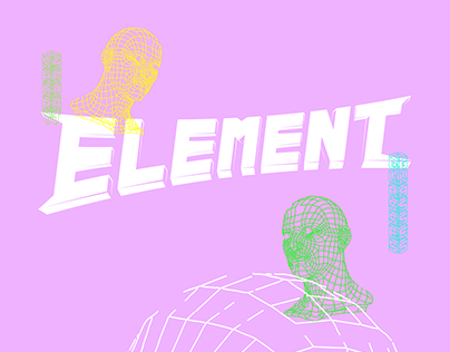 Logo for sports glasses ELEMENT