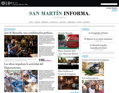 San Martin Informa
