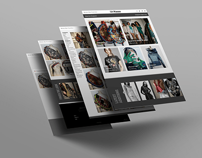 Fashion Website UI - Made by Wrapedfilms©