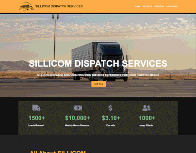 Truck Dispatch Company Website (Design & Development)
