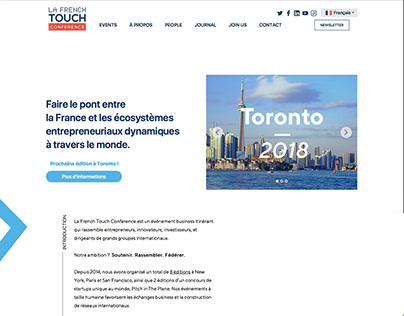 Website La French Touch Conference
