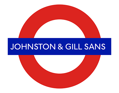 Johnston & Gill Sans-Typeface Study