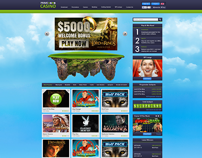 Prime Casino Website Design