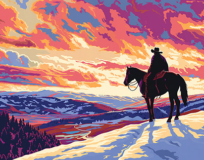 Rider Original Painting