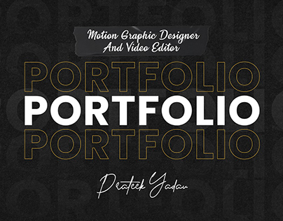 Motion Graphic Designer And Video Editor Portfolio